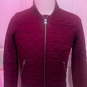 Abercrombie & Fitch Maroon Jacket